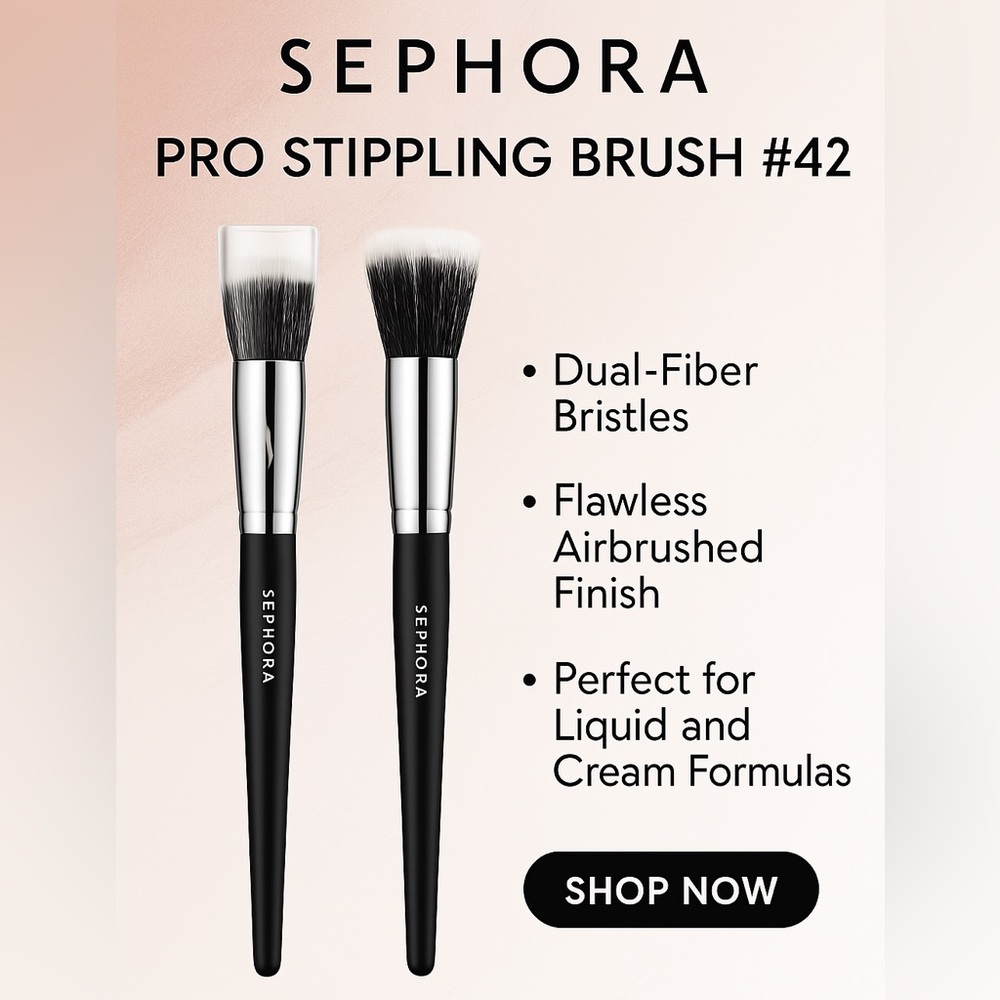 Sephora Pro Stippling Brush Set.